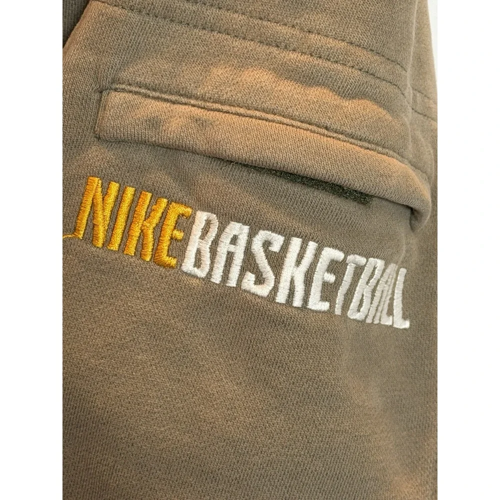 Vtg Y2K Nike Basketball V-neck Sweater XL Arm Pocket 250